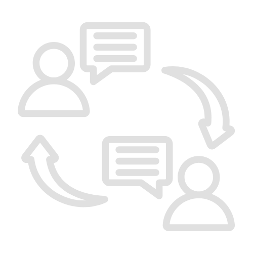 Communication icon symbolizing the exchange of messages between handyman services and clients in Pinecrest Fl